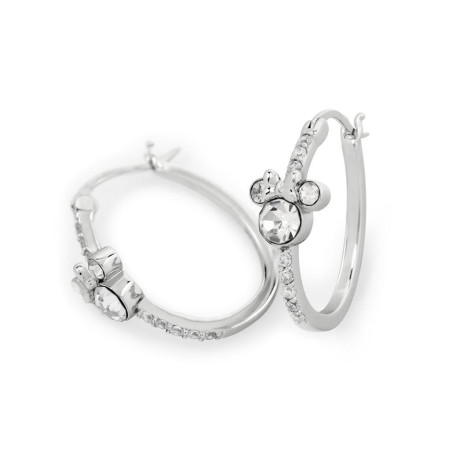 MINNIE - 1 Paire d'Anneaux d'Oreilles Serti en Laiton Plaqué ArgentEF00829RAPRLPH_1.jpg198660038218
