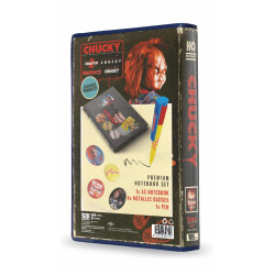 CHUCKY - Set VHS - Set Papeterie (Cahier, Badges et Stylo)FIGSDTUNI25516_2.jpg8435450255168