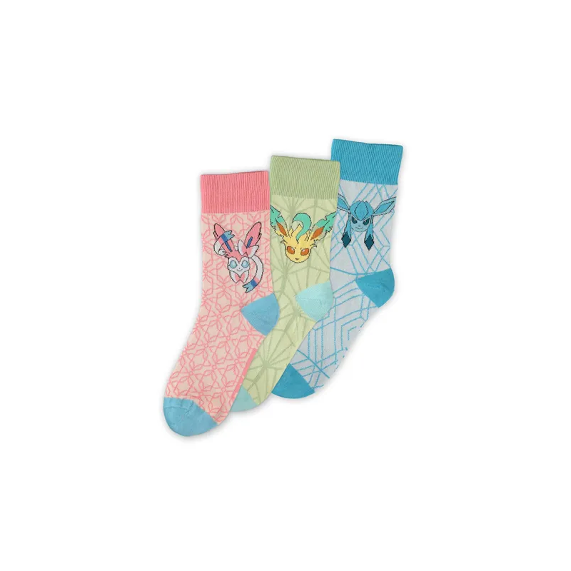 POKEMON - Evoli Evolution II -Pack de 3 paires de chaussettes (T35-38)FIGGS528201POK_1.png8718526216967