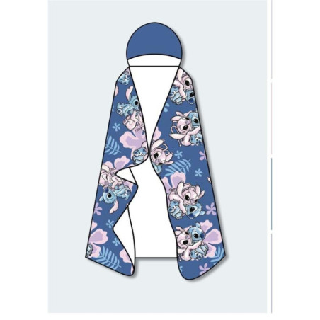 DISNEY - Stitch & Angel "Fleurs" - Couverture à  capuche 120x150cmFIGAYM121STITCHPFL_1.jpg5407010079463