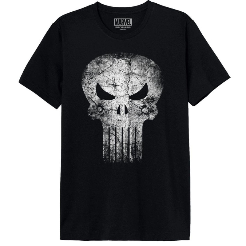 MARVEL - Punisher Skull Distress - T-Shirt Homme (M)FIGMMATS036BK_1.jpg3664794749315