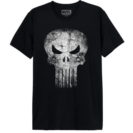 MARVEL - Punisher Skull Distress - T-Shirt Homme (M)FIGMMATS036BK_1.jpg3664794749315