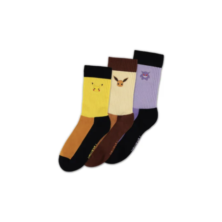 POKEMON - Trio Crew - Pack de 3 paires de chaussettes (T39-42)FIGCR883055POK_1.png8718526678451