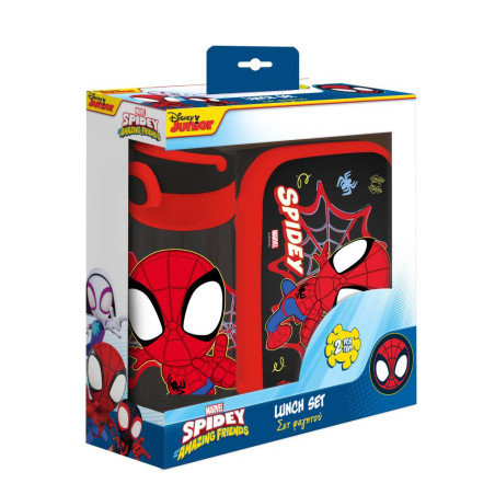 SPIDER-MAN - Set Boite à  Tartines + Bouteille en Plastique 500mlFIG000508585_1.jpg5205698755262