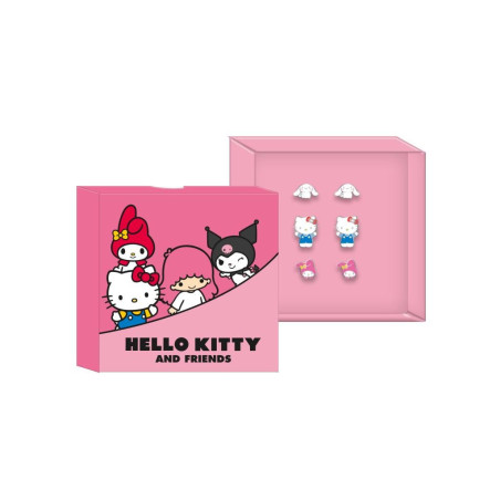 HELLO KITTY & Friends - 3 Paires de Clous d'OreillesFIGHK50178_1.jpg8435507890847