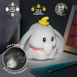DUMBO - Lampe en Silicone Rechargeable 15cmFIGPP14465DUM_1.png5056577754353