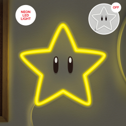 SUPER MARIO - Star - Lampe Murale Neon LEDFIGPP14711NNVN_1.png5056577757736