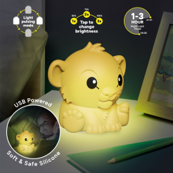 ROI LION - Simba - Lampe en Silicone Rechargeable 15cmFIGPP14463LK_1.png5056577754339