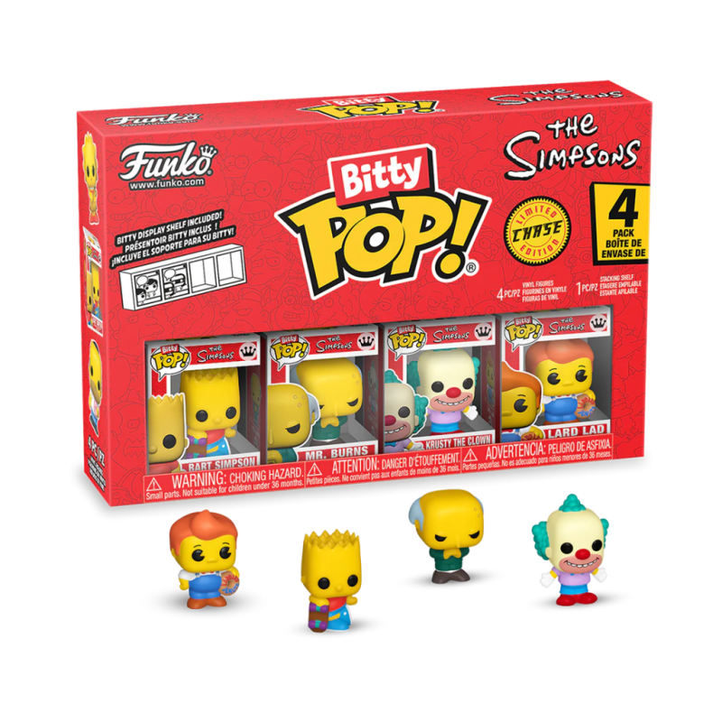 SIMPSONS - Bitty Pop 4 Pack 2.5cm - BartFIGFUN85707_1.png889698857079