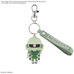 GUNDAM - ZAKUPLA-KUN - 3D Rubber Mascot KeychainFIGMK68383_1.jpg4573102683830