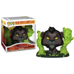 LE ROI LION - POP Deluxe NÂ° 544 - Scar avec flammes avec ChaseFIGFUN38929_1.png889698389297