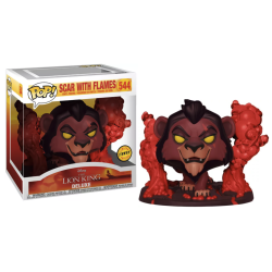 LE ROI LION - POP Deluxe NÂ° 544 - Scar avec flammes avec ChaseFIGFUN38929_4.png889698389297