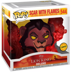 LE ROI LION - POP Deluxe NÂ° 544 - Scar avec flammes avec ChaseFIGFUN38929_5.png889698389297