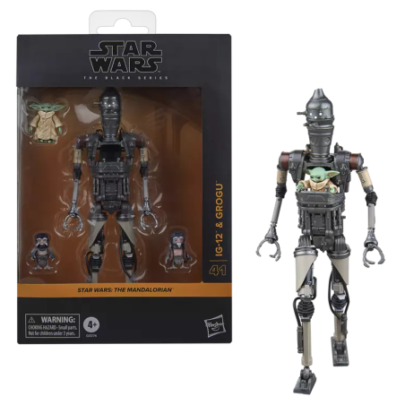 THE MANDALORIAN - IG-12 & Grogu - Figurine Black Series 15cmFIGG00745L0_1.png5010996251114