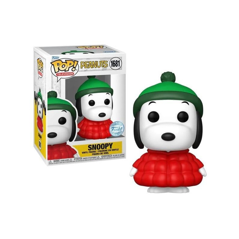 PEANUTS - POP Television NÂ° 1681 - Snoopy in coat avec ChaseFIGFUN84932_1.jpg889698849326