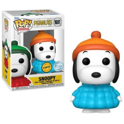PEANUTS - POP Television NÂ° 1681 - Snoopy in coat avec ChaseFIGFUN84932_2.jpg889698849326