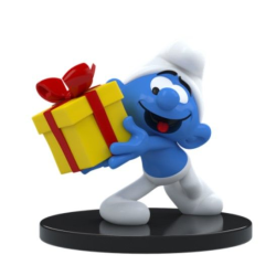 SCHTROUMPF - Schtroumpf Farceur avec Cadeau - Figurine 11cmFIGPUPPY700114_1.png5425007001143