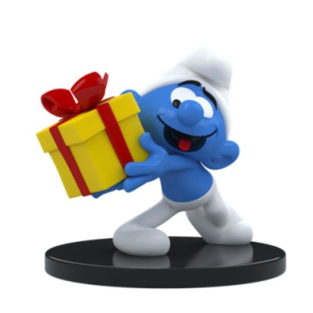 SCHTROUMPF - Schtroumpf Farceur avec Cadeau - Figurine 11cmFIGPUPPY700114_1.png5425007001143