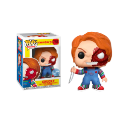 CHUCKY - POP Movies NÂ° 798 - Chucky Half (BD)FIGFUN43032_1.png889698430326