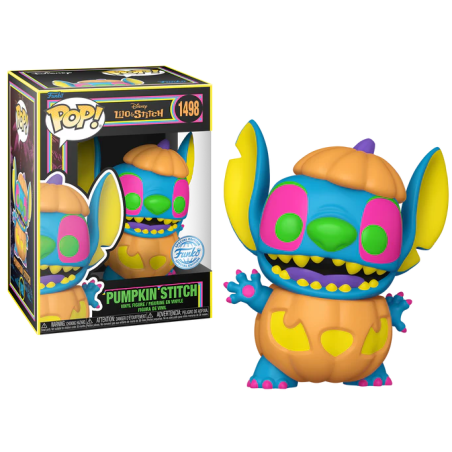 LILO & STITCH - POP Disney NÂ° 1498 - Stitch Citrouille (BLKLT)FIGFUN81969_1.png889698819695