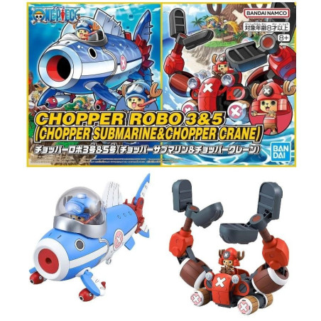 ONE PIECE - Chopper Robot 3&5 (Chopper Submarine & Crane) -Model KitFIGMK67444_1.jpg4573102674449