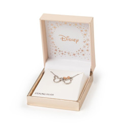 MICKEY & MINNIE - Collier en Laiton Plaqué Argent & Rose DoréFIGNF00287TL18PH_1.jpg887746807533