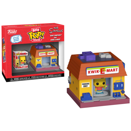 LES SIMPSONS - Bitty Pop Town - Bart Simpson et Kwik-E-MartFIGFUN83684_1.png889698836845