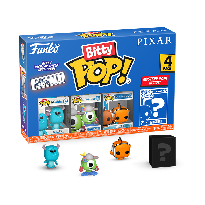 PIXAR - Bitty Pop 4 Pack 2.5cm - Monstres & CompagnieFIGFUN75467_1.png889698754675