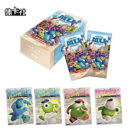 Card fun disney cardfun monsters university deluxe edition boite 10 boosters 4 cartes - carte a collectionnerCF51435.jpg69737315