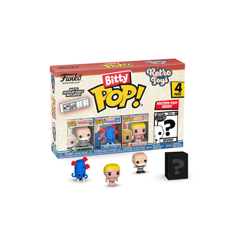 RETRO TOYS - Bitty Pop 4 Pack 2.5cm - Mr MonopolyFIGFUN75449_1.png889698754491