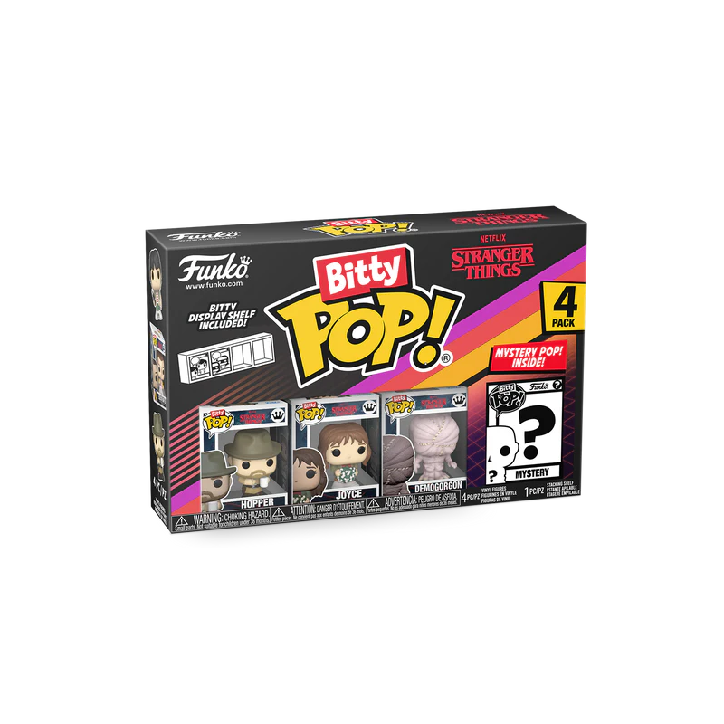 STRANGER THINGS - Bitty Pop 4 Pack 2.5cm - HopperFIGFUN83664_1.png889698836647