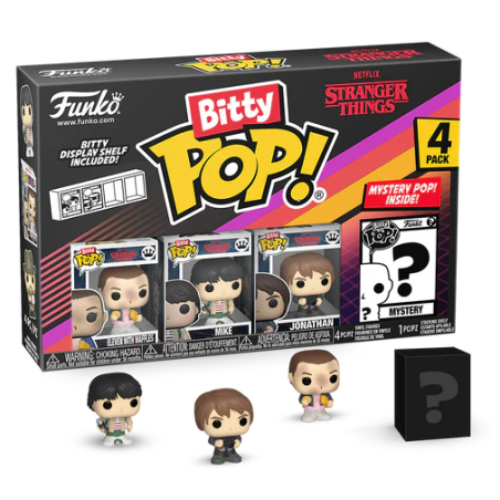 STRANGER THINGS - Bitty Pop 4 Pack 2.5cm - OnzeFIGFUN83663_1.png889698836630