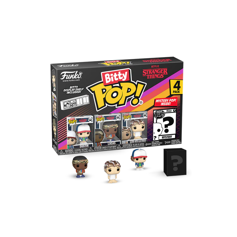 STRANGER THINGS - Bitty Pop 4 Pack 2.5cm - DustinFIGFUN83662_1.png889698836623