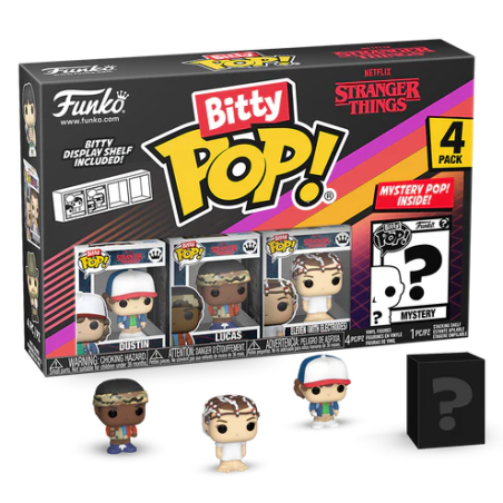 STRANGER THINGS - Bitty Pop 4 Pack 2.5cm - DustinFIGFUN83662_1.png889698836623