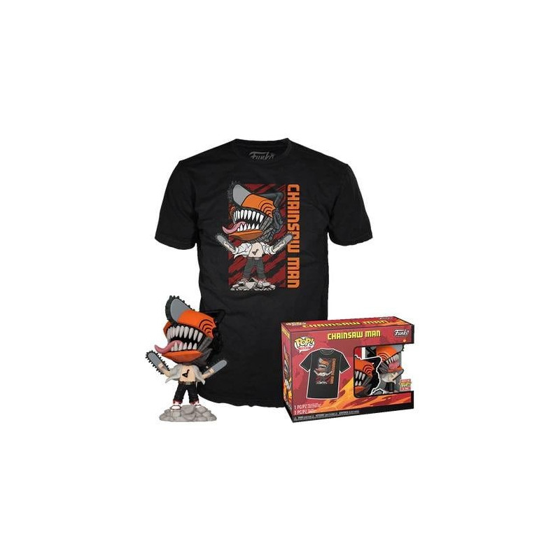 CHAINSAW MAN - POP NÂ° 1804 - Chainsaw Man + T-shirt (L)FIGUT84311_1.jpg889698843133