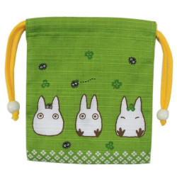 MON VOISIN TOTORO - Totoro Blanc - Sacoche Tissu Verte 14x17cmFIGBENELIC45770_1.jpg4990593457700