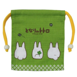 MON VOISIN TOTORO - Totoro Blanc - Sacoche Tissu Verte 14x17cmFIGBENELIC45770_2.jpg4990593457700
