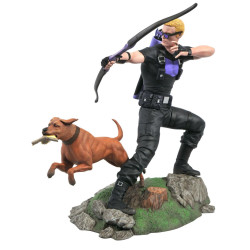 MARVEL - Hawkeye avec Pizza Dog - Statuette Gallery Diorama 23cmFIGOCT201998_1.jpg699788839126
