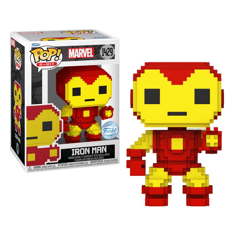 8-BIT - POP Marvel NÂ° 1429 - Iron ManFIGFUN82702_1.png889698827027
