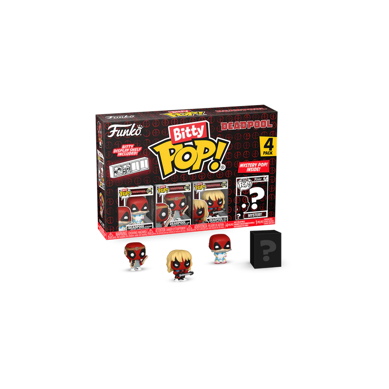 DEADPOOL - Bitty Pop 4 Pack 2.5cm - SleepoverFIGFUN84962_1.png889698849623