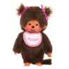 MONCHHICHI - Fille Bavoir Rose & Blanc - Peluche 20cmFIGBJ25555_2.png3296580255559