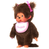 MONCHHICHI - Fille Bavoir Rose & Blanc - Peluche 20cmFIGBJ25555_3.png3296580255559