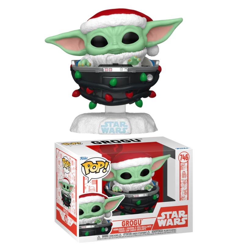 MANDALORIAN HOLIDAY - POP Star Wars NÂ° 746 - GroguFIGFUN80010_1.png889698800105