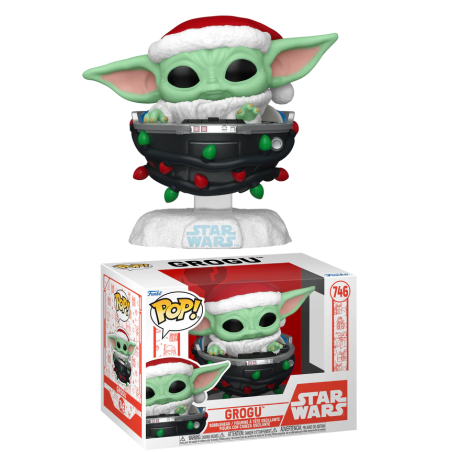 MANDALORIAN HOLIDAY - POP Star Wars NÂ° 746 - GroguFIGFUN80010_1.png889698800105