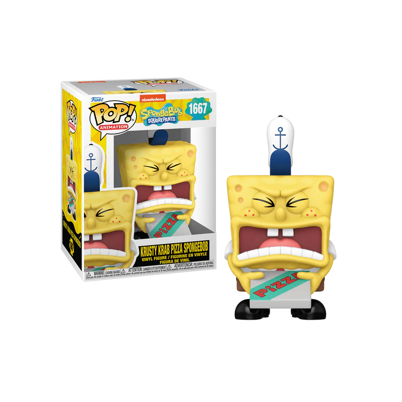 BOB L'EPONGE - POP Animation NÂ° 1667 - Bob l'Eponge avec PizzaFIGFUN75738_1.png889698757386