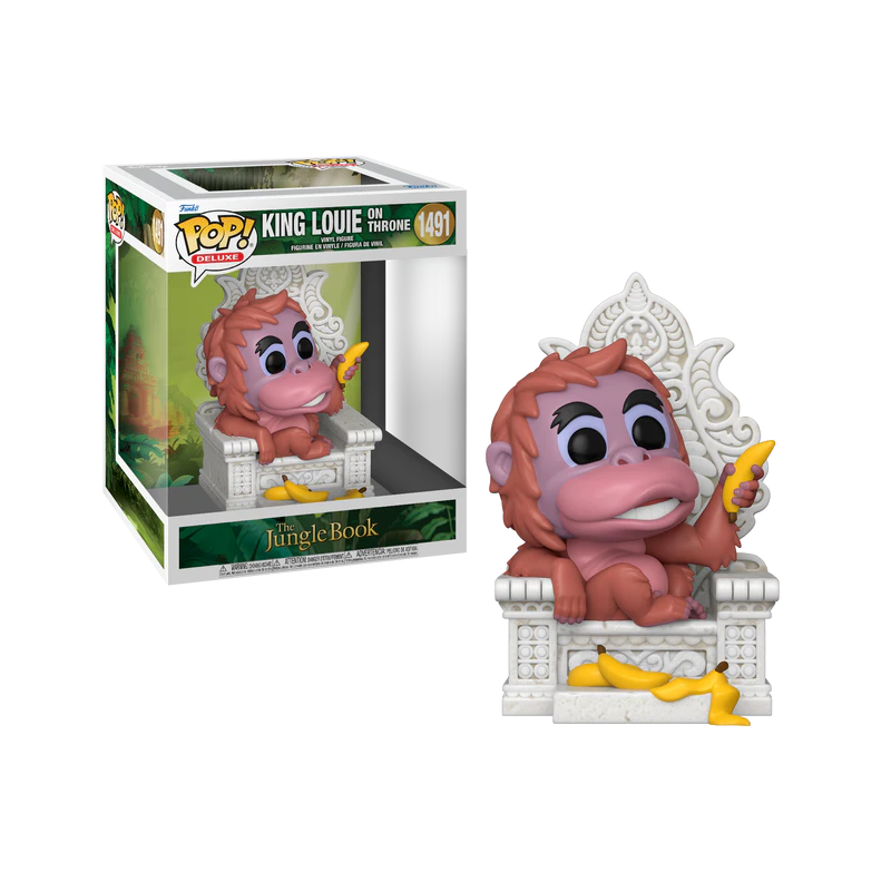 LIVRE DE LA JUNGLE - POP Deluxe NÂ° 1491 - Roi louie sur ThroneFIGFUN80785_1.png889698807852