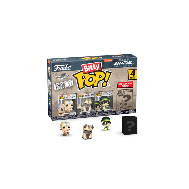 AVATAR LE DERNIER MAITRE DE L'AIR - Bitty Pop 4 Pack 2.5cm - AangFIGFUN73057_1.png889698730563