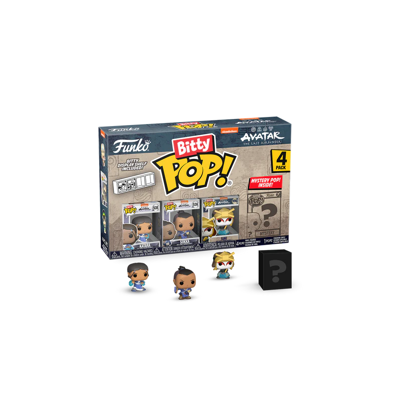 AVATAR LE DERNIER MAITRE DE L'AIR - Bitty Pop 4 Pack 2.5cm - KataraFIGFUN73056_1.png889698730594