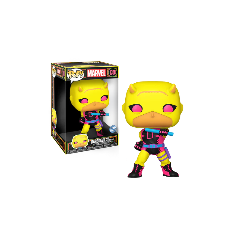 MARVEL - POP Jumbo NÂ° 1358 - Daredevil (YLW/RD) (BLKLT)FIGFUN77543_1.png889698775434