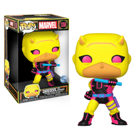 MARVEL - POP Jumbo NÂ° 1358 - Daredevil (YLW/RD) (BLKLT)FIGFUN77543_1.png889698775434